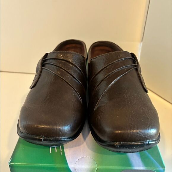 Easy Street Holly Comfort Mules Brown Wide, slip on , shoes 7.5WW - Picture 9 of 12